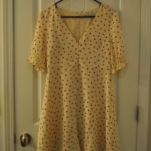 Strawberry-Printed Silk Dress by Madewell